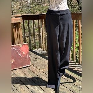 Lane Bryant Pants 14 regular Charcoal gray pin stripped The Allie Straight Slack